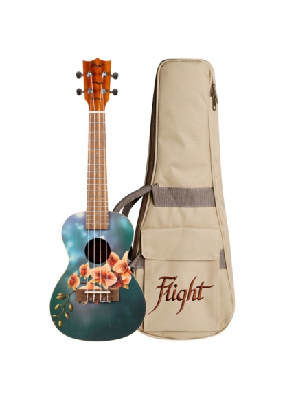 Ukelele flight Concierto Orchid